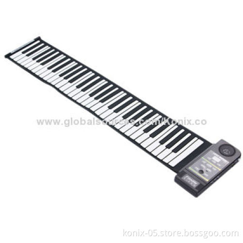 Portable Electronic Roll Up Piano with 61 Keys